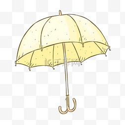 雨伞矢量插画图片_雨伞扁平卡通免抠图素材