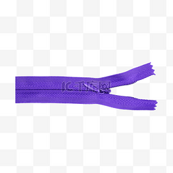 紫色扣件拉链