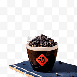 黑枸杞养生食材茶饮茶文化
