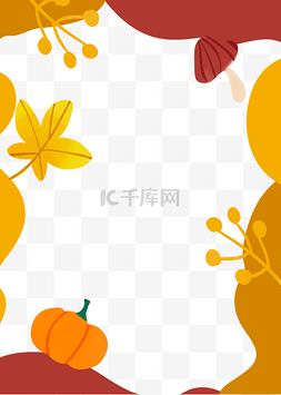 抽象油画色块图片_秋季植物树叶色块底纹