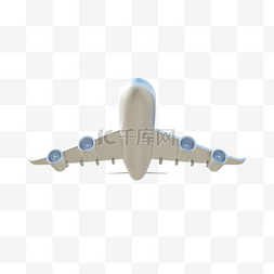 天空中的纸飞机图片_3DC4D立体客机航空飞机