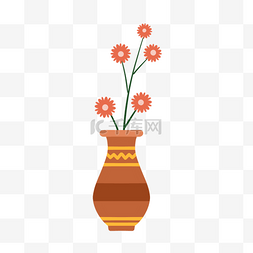 伊朗新年棕色花瓶插花