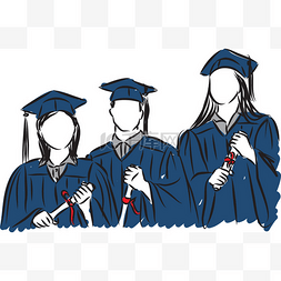 achievement图片_people students graduate illustration