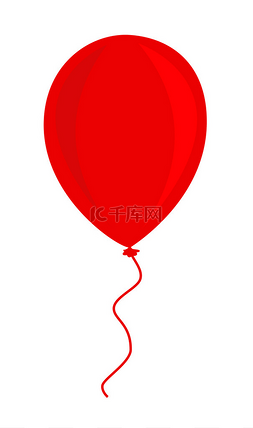 手绘红气球图片_红气球