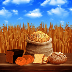 面包排版图片_面包系列背景