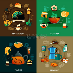 绿色水袋图片_设计理念与红茶、饮酒仪式、早餐