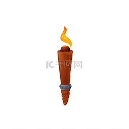 游戏火焰图片_木棍与燃烧的火隔离燃烧的火炬图
