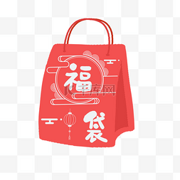 日本新年袋图片_福袋日本新年国风幸运袋
