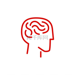 示意图标尺图片_信息图表元素人类与大脑以示意图
