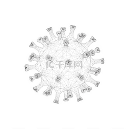 丝滑巧克力酱背景图片_在白色背景下分离出的电晕病毒的