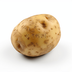 一个土豆健康蔬菜