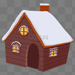 大雪节气冬季房屋