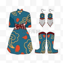 服装设计图片_新中式改良旗袍服装设计民族