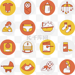 浴盆图片_母婴图标icon