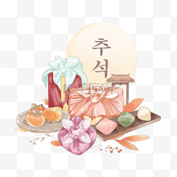 韩国秋夕图片_韩国秋夕美食传统节日