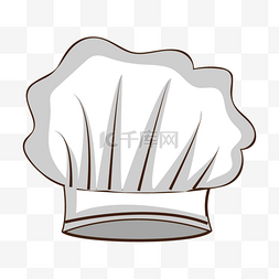 卡通白色厨师帽子图片_矢量卡通白色厨师帽
