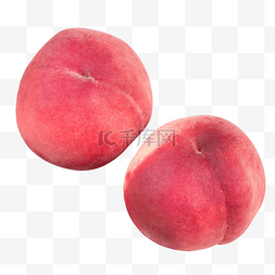 水果桃子夏季食物水蜜桃