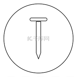 紧握图片_圆形圆形轮廓黑色矢量插图平面样