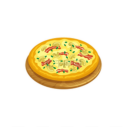emoji奶酪图片_维罗纳披萨是一种孤立的意大利传
