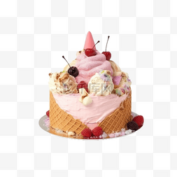 冰淇淋奶油蛋糕1