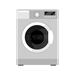 自助洗衣店图片_洗衣机的图标。