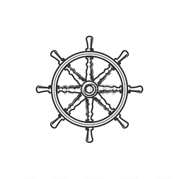 探险图标图片_西班牙掌舵的象征西班牙航海和船