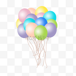 材料坚固图片_彩色气球