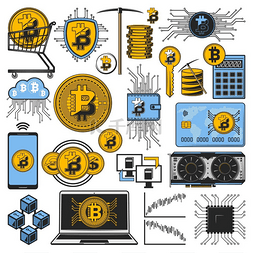 加密货币比特币、数字货币挖掘和