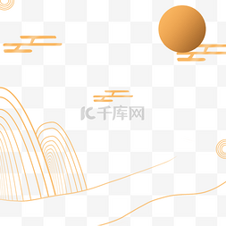 金色七夕节图片_中国国风中式风格金色底纹餐饮