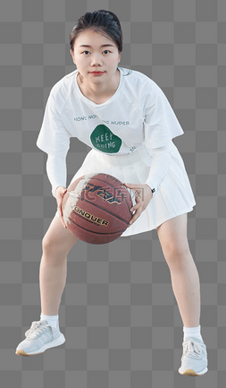 美女打篮球