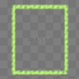 不规则长方形元素图片_荧光色不规则边框标题框长方形渐
