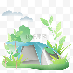 野餐野营图片_春天户外野营野餐帐篷
