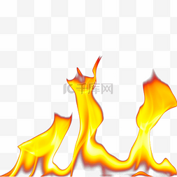 符号火焰效果图片_点燃橙色燃烧火焰