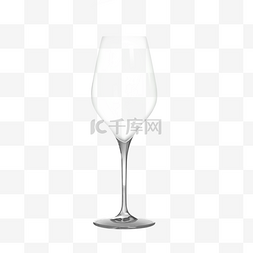 透明玻璃高脚酒杯