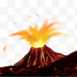 火山熔浆图片_游戏熔浆火山爆发