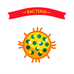 分离分子图片_细菌特写的细菌细胞海报图标带文