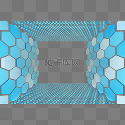 空间透视图片_商务科技立体空间透视科幻高科技