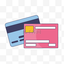 税收剪贴画卡通信用卡