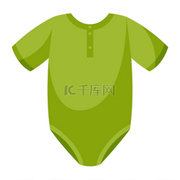 穿衣服的婴儿图片_婴儿布的样式化插图用于设计和装