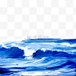 大海海浪波浪