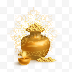 快乐 dhanteras 金罐排灯节