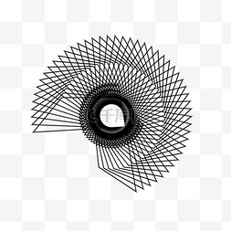 网状圆图片_不同几何形状旋转组合纹理