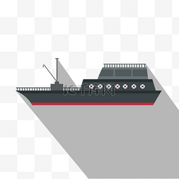 交通行驶标志图片_军舰黑色船只军队海上行驶
