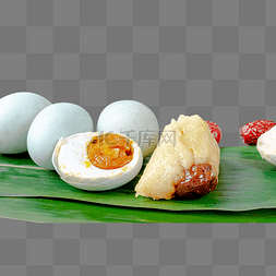 熟鸭蛋免抠图片_鸭蛋和粽子