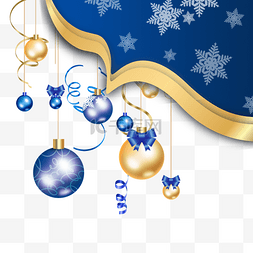 首饰品设计图片_圣诞节抽象深蓝色边框