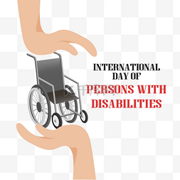 国际残疾人日健康轮椅