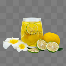 夏季冰饮柠檬水