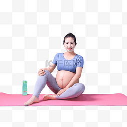 瑜伽健身运动孕妇