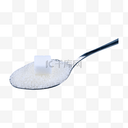 一勺糖白色甜味剂水晶