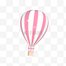 热气球空飘图片_3D立体热气球